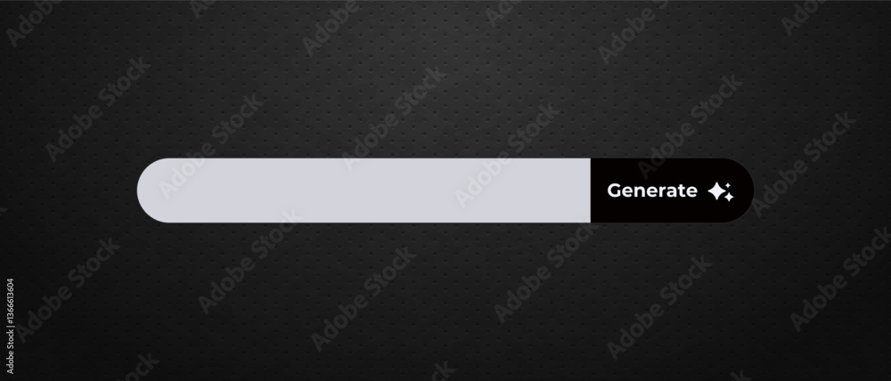 Poster ai interactive search bar showcases cutting edge design with user friendly features for innovation.