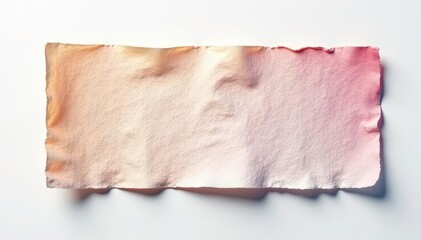 Close-up view of a textured flap, stark white backdrop , pattern, macro, isolated