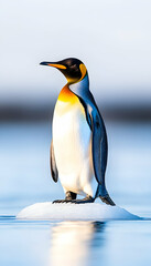 Fototapeta premium penguin on the beach