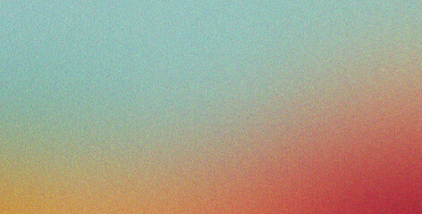 Minimalist background in Gold Burgundy Cyan with gradient and soft grainy noise, blur, clean style