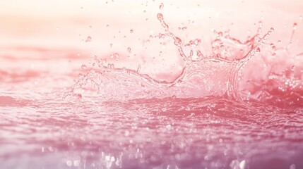 Rose Water Splash Texture Background 
