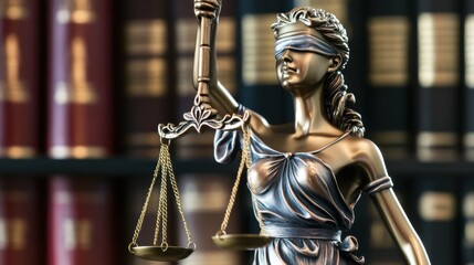 Obraz premium An AI powered system optimizing legal research by analyzing case law data, AI-assisted document review, and real-time legal insights for more efficient legal work