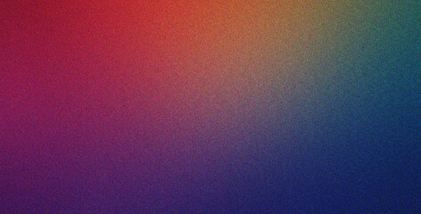 Obraz premium Abstract gradient effect in Purple Red Blue Pink tones with grainy, noise, contemporary style