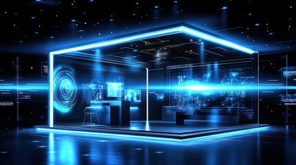 Futuristic Exhibition Booth Design