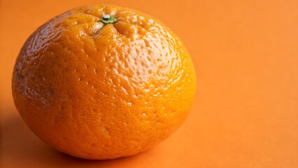 Juicy orange on orange