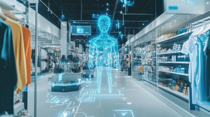 An AI powered system optimizing retail inventory by analyzing sales data, AI-assisted stock forecasting, and real-time inventory management for more effective retail operations