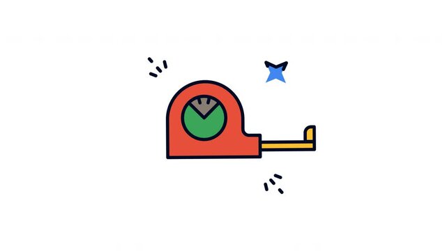 Tape Measure Motion Graphic