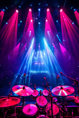 Electric Atmosphere at a Live YV Band Concert: A Musical Stardust in the Night Sky