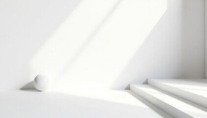 Pure white background, elegant minimalist design , wall, hue