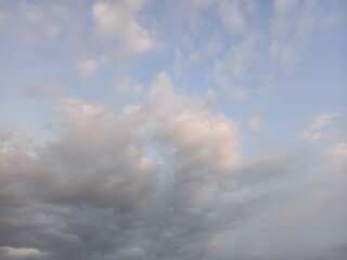 view of the sky in the morning clouds time lapse