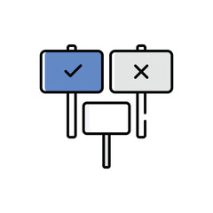 Protest Vector icon