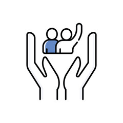 Refugee Right Vector icon