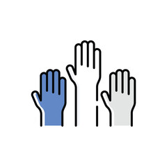 Democracy  Vector icon