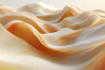 Fototapeta premium Abstract sand dune patterns with soft golden gradients and depth
