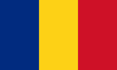 Colors of the Romanian flag displayed prominently against a simple background showcasing national pride and identity