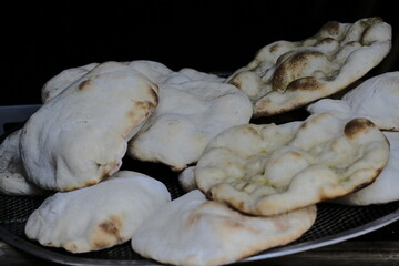 home made Arab bread 