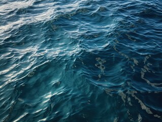 Obraz premium Rippling ocean surface for backgrounds, screensavers, and illustrating water textures