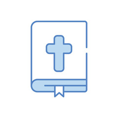 Book Oath vector icon stock illustration