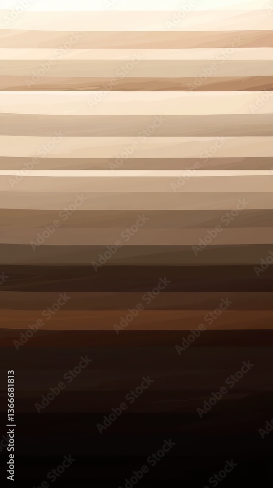 Wall mural beige gradient set with smooth transitions for a sophisticated and professional design feel.
