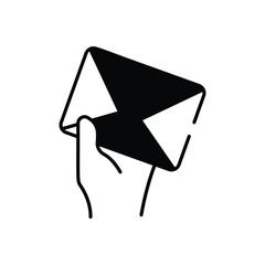 Declarations vector icon stock illustration