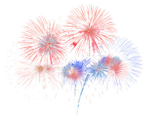 PNG Colorful firework fireworks night blue.