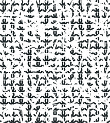 Texture with line elements that are jagged or partially erased.