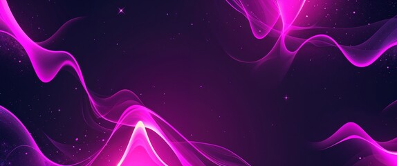Obraz premium Magenta aurora streaks vector pattern abstract design illustration background