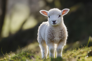 Obraz premium baby lamb