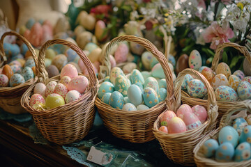 filled easter baskets 