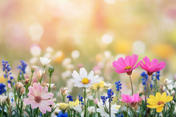 spring flowers background 