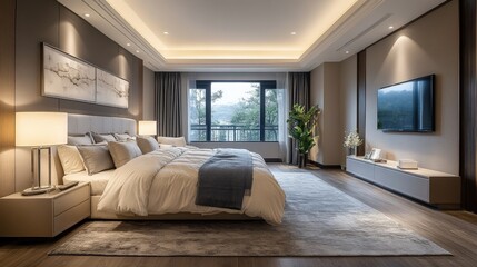 Modern Elegant Bedroom Interior Design