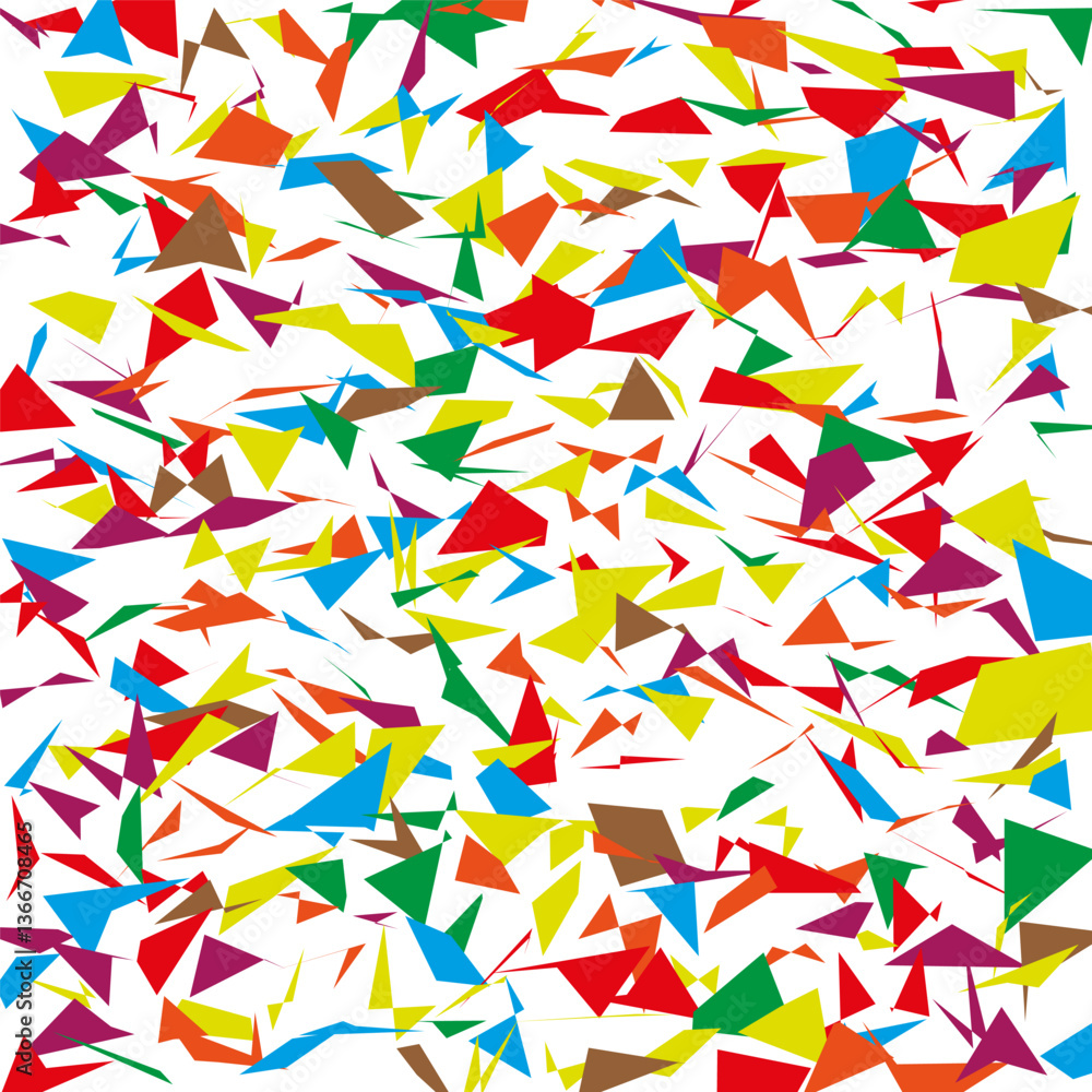 Aufkleber abstract colorful triangles. geometric sharp shapes. dynamic artistic composition. modern vibrant de