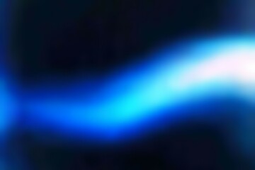 A blurry blue line with a white and pink hue
