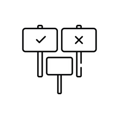 Protest Vector icon