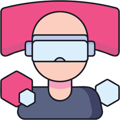 Virtual Reality  Sticker