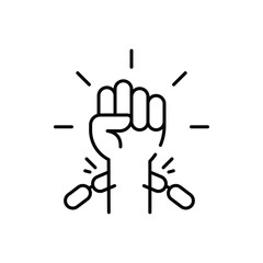 Freedom  Vector icon