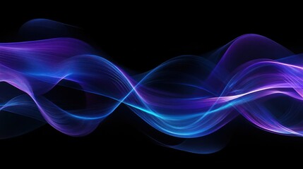 Abstract flowing lines digital art background