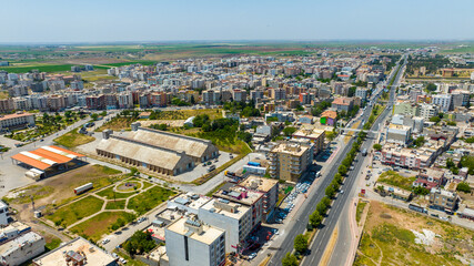 Aerial view of Viransehir district Sanliurfa Turkey