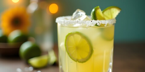 Margarita Colorida com Lim&atilde;o e Sal