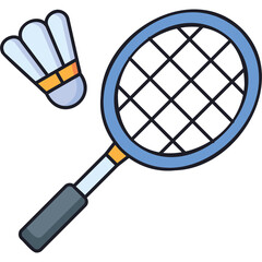 Badminton Sticker