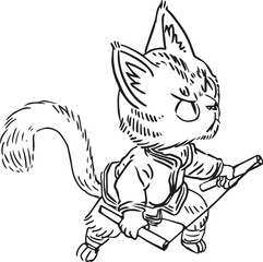 karate cat