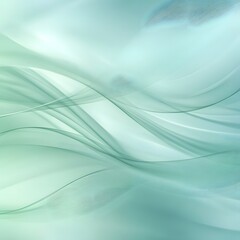 Fototapeta premium Abstract light blue and green background, generation AI 