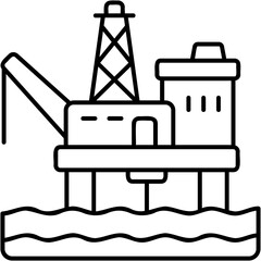 Drilling Rig Icon