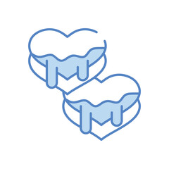 Chocolate  vector icon stock illustration