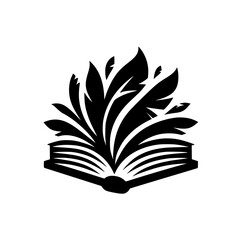 Flourishing Literary Leaves: A Book's Embrace