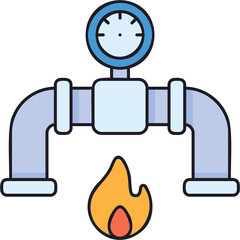 Gas Pipeline Sticker