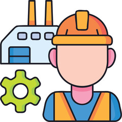 Industry Worker Sticker