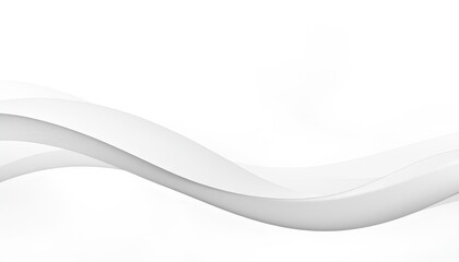 Obraz premium Dynamic flowing waves abstract art minimalist design contemporary setting digital medium artistic view modern aesthetics