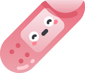 band aid Illustration on a white background.