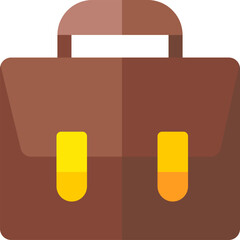 briefcase Illustration on a white background.